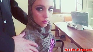 Arab lovely in hijab loses moral compass for some cash