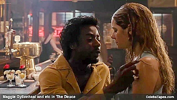 Erotic scenes from The Deuce in celebrity porn compilation