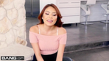 Asian redhead Samantha Parker was born to win and suck cocks