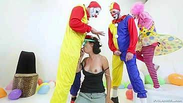 Clowns made Dana Vespoli's birthday unforgettable