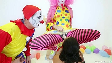 Clowns made Dana Vespoli's birthday unforgettable