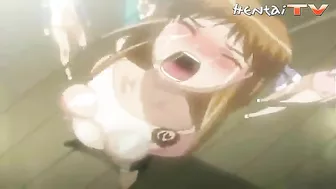 Merciless dork destroys vag of pregnant teen in hentai video Merciless dork destroys vag of pregnant teen in hentai video