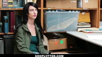 Alex Harper will never steal in store because she was fucked by mall cop for that