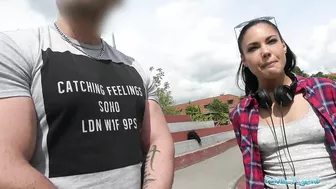 Public agent pays money to Spanish honey Apolonia Lapiedra for sex in a staircase Public agent pays money to Spanish honey Apolonia Lapiedra for sex in a staircase