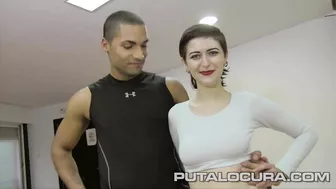 Amateur Spanish slut Misa has slender sexy body and smooth pussy that deserves to be drilled on camera