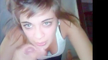 Good-looking females want to be queens of blowjob and handjob in amateur videos