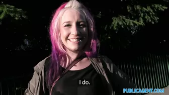 Pink-haired Proxy Paige gets her big natural tits bouncing Pink-haired Proxy Paige gets her big natural tits bouncing