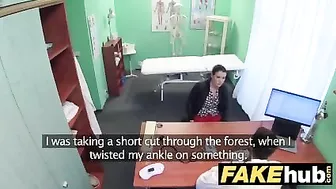 Sex with doctor is the best painkiller for twisted ankle