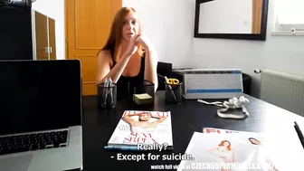 Czech amateur seduced and banged at fake modeling agency