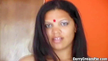 All natural fat Indian woman makes guy with camera happy