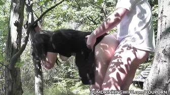 Crazy wife swallows cum in exciting outdoor porn compilation Crazy wife swallows cum in exciting outdoor porn compilation