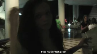 Amateur bitch gets drunk and ready for a fuck in motel room