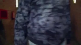 Journalists watching sex in public with teen in short skirt