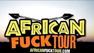 Booty African hooker rides cock of European tourist in POV clip