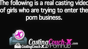 Porn casting adds some variety to winning girl's sexual life