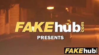 Scorching redhead in stockings banged at porn casting