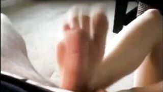 Amateur compilation of great POV feetjob HD scenes