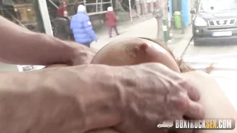 Free massage and pussyfucking for girl with big natural tits