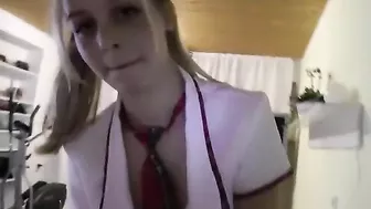 Nice girl got wet pussy fucked by her man in homemade clip