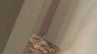 Hidden camera in hotel room captured young couple fucking on sofa