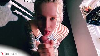 Porn blowing is more important for the young XXX model than yoga