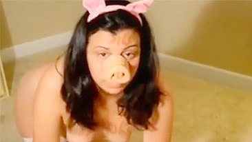 My slut wife crying piggy gets humiliated