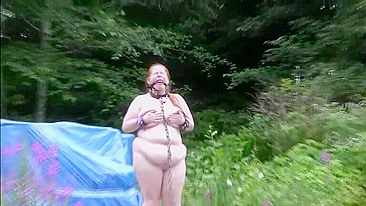 Mom was taken into the woods and tied to a tree naked
