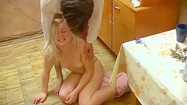 Daughter is totally drunk gets hard sex from father