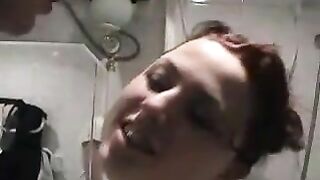 After shower Russian mom has incest affair with stepson on the bed