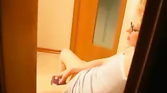 Masturbating mom was horny and agreed to have incest with the son Masturbating mom was horny and agreed to have incest with the son