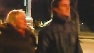 Busty mature woman gives an incest blowjob and gets pussy drilled