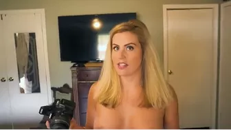 Lewd mom poses naked for son and seduces him on sex