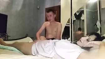 Whorish mom secretly fuck son & let him creampie her pussy