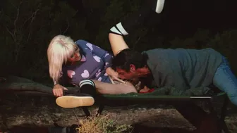 Male spanks porn blonde and licks her XXX cunt in outdoor video Male spanks porn blonde and licks her XXX cunt in outdoor video