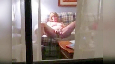 Spying on my 56 yo kinky mom she masturbates before bedtime