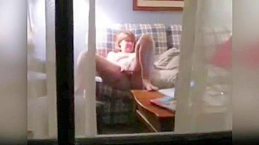 Spying on my 56 yo kinky mom she masturbates before bedtime
