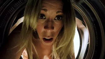 Shameless blonde mom with juicy melons screwed by her anxious stepson