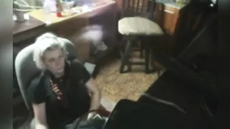 MILF coworker on zoom call caught masturbate In background MILF coworker on zoom call caught masturbate In background