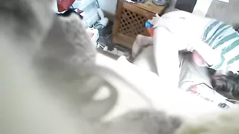 Nerdy mom was caught on spy cam masturbating in bedroom Nerdy mom was caught on spy cam masturbating in bedroom