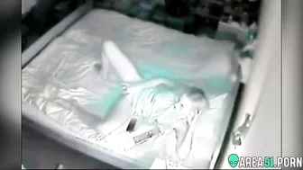 Lonely horny mom masturbate and watching porn late night