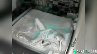 Lonely horny mom masturbate and watching porn late night