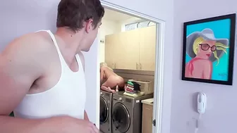 Caught My Wonderful Mom Enjoying Herself On The Washer Caught My Wonderful Mom Enjoying Herself On The Washer