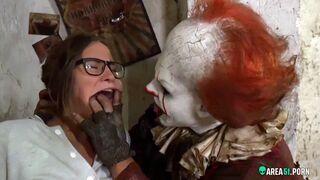 AREA51 PORN - Hell clown fucks a young girl