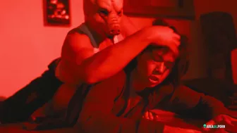 AREA51 PORN - Frightened wife raped by criminal masked pig