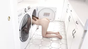 Slim sister Izzy Lush wraps her lips and pussy around stepbrother's cock