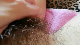 There is nothing better for the girls than playing with hairy bushes