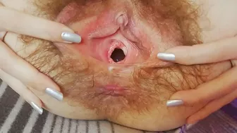 Mischievous camgirl tries to impress men with hairy bush and pissing Mischievous camgirl tries to impress men with hairy bush and pissing