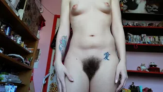 Blonde with hairy bush tries on various panties being alone at home Blonde with hairy bush tries on various panties being alone at home