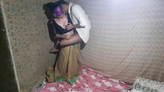 Masked Indian brother brought to ejaculation by the nasty sister