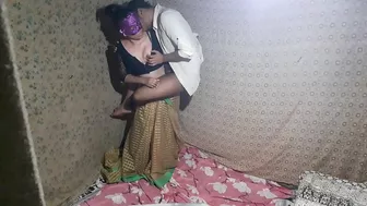Masked Indian brother brought to ejaculation by the nasty sister